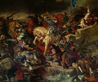 The Battle of Taillebourg July 21, 1242 Fine Art Print