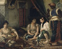 Algerian Women in Their Apartment 1834 Fine Art Print