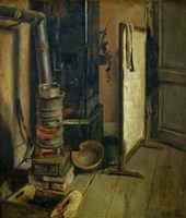 Corner of a Painter's Study, the Stove Fine Art Print