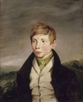 Portrait of Richard-Auguste de la Hautiere Fine Art Print