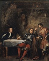 Quentin Durward and the Balafre Fine Art Print