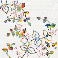 Rainbow Vines with Berries Fine Art Print