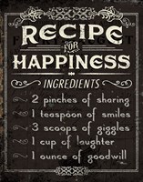 Life Recipes IV Fine Art Print