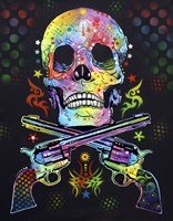 Skull & Guns Fine Art Print
