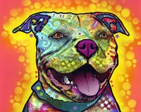 Dewey Pit Bull Fine Art Print