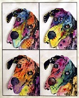 4 Danes Fine Art Print