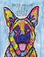 Dogs Never Lie Fine Art Print
