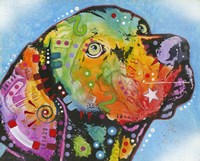 Glowing Personality Dog Fine Art Print