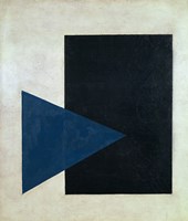 Black Square, Blue Triangle, 1915 by Kazimir Malevich, 1915 - various sizes