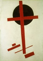 Red Cross on Black Circle-27, 1920 by Kazimir Malevich, 1920 - various sizes