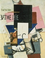 Composition with the Mona Lisa, 1913 Fine Art Print