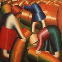 The Gathering of the Rye, 1912 Fine Art Print