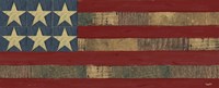 Patriotic Printer Block Panel I Fine Art Print