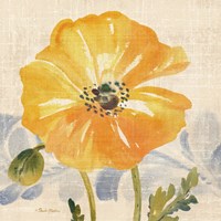 Watercolor Poppies VI Fine Art Print