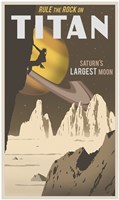 Rock Climbing On Titan by Steve Thomas - various sizes