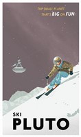 Ski Pluto Fine Art Print