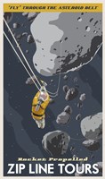 St-Space-06 Spacetravel Asteroids Fine Art Print
