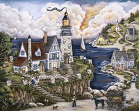 Pelican Point Lighthouse by Ann Stookey - various sizes, FulcrumGallery.com brand
