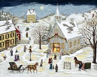 The Children's Christmas Program Fine Art Print