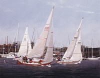 At The Races Fine Art Print