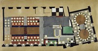 Plan For A Bus Station: Design For The First Floor, 1927 Fine Art Print