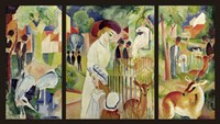 Grosser Zoologischer Garten (Triptychon) Fine Art Print