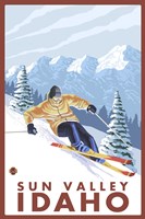 Sun Valley Idaho Ski Fine Art Print