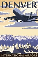Denver Airport Ad Fine Art Print