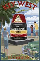 Key West Southernmost Point Fine Art Print