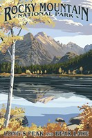 Long's Peak Rocky Mountain Framed Print