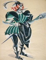 Romeo In A Mask, 1920 Fine Art Print
