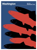 Montague State Posters - Washington Fine Art Print