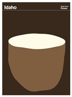 Montague State Posters - Idaho Fine Art Print