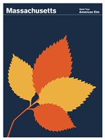 Montague State Posters - Massachusetts Fine Art Print