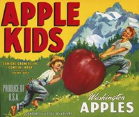Apple Kids Fine Art Print