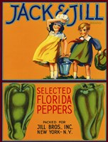 Jack & Jill Brand Peppers Fine Art Print