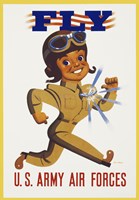 Fly - U.S. Army Air Forces Framed Print