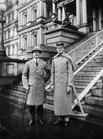 Cadet Ray Quekemeyer and Man Fine Art Print