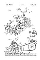Pedal Operated Mower, No Fossil Fuels Used Fine Art Print