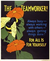 The Teamworker! Fine Art Print