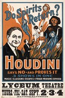 Do Spirits Return, Houdini Fine Art Print