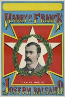 Harry C. Franck as Joseph Balsamo Fine Art Print