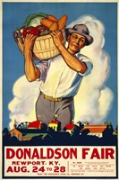 Donaldson State Fair Poster Fine Art Print