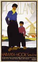 Holland, Harwich-Hook Service Fine Art Print
