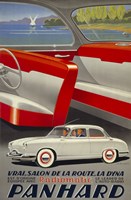 Panhard Automobiler by Mediterranean Beach Fine Art Print