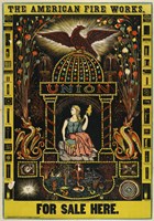 The American Fire Works, For Sale Here Fine Art Print