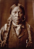 A Jicarilla Man, by Edward Curtis Fine Art Print