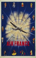 Air France by P. Chanove Fine Art Print