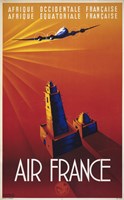 Air France to Africa by Print Collection - various sizes