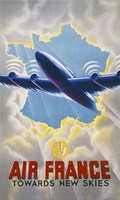 Air France Towards New Skies Fine Art Print